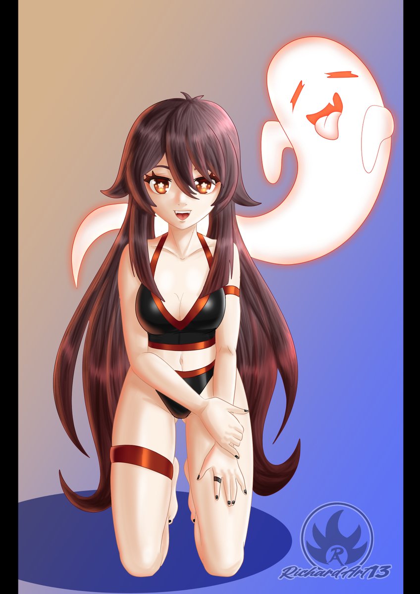 👻Hu Tao 👻
-Training- 

#Hutao #GenshinImpact