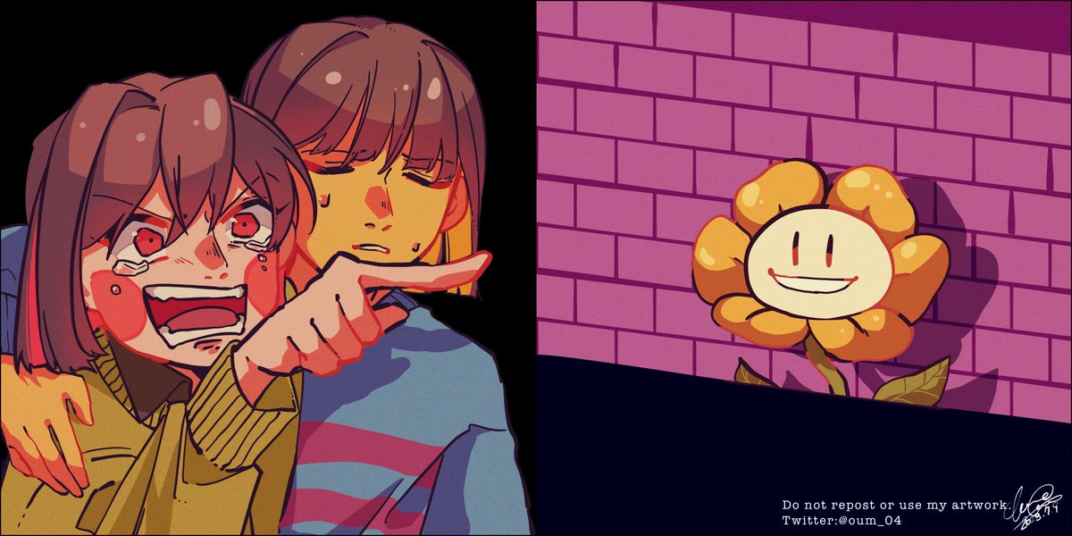 琥珀(ΦωΦ) on X: ♥FIGHT！！！ #undertale #chara