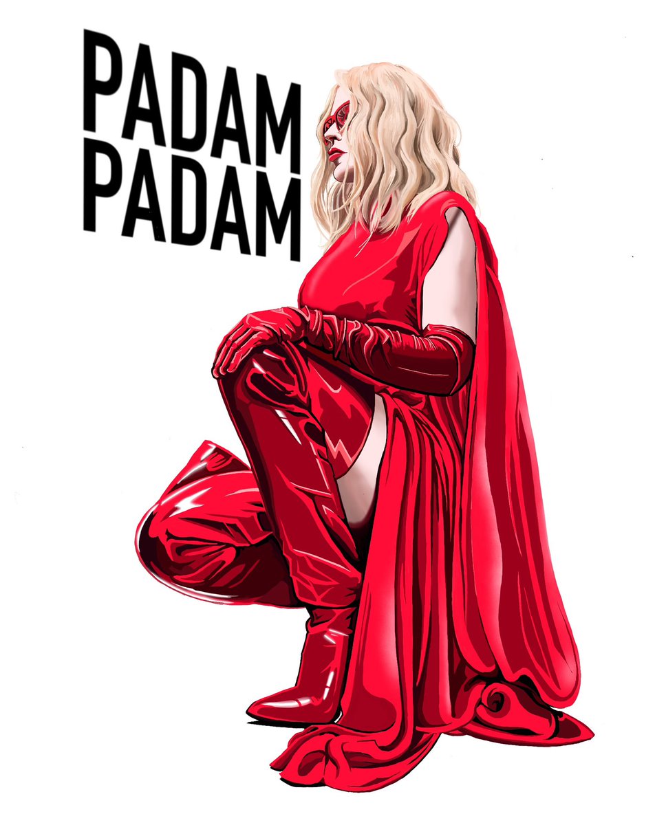 SkipRatArt's tweet photo. Illustration of @kylieminogue  at #capitalsummertimeball #PadamPadam #padam https://t.co/WrGHUyV4yh