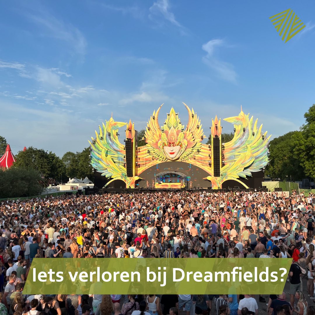 #Dreamfields | Ben je iets verloren tijdens Dreamfields? Alle gevonden voorwerpen worden morgen naar ons gebracht. Wij plaatsen de meeste spullen op de website iLost (👉🏻 zevenaar.nl/verloren-of-ge…)👨🏻‍💻. Je kunt daar ook een melding maken als je zelf iets gevonden hebt.