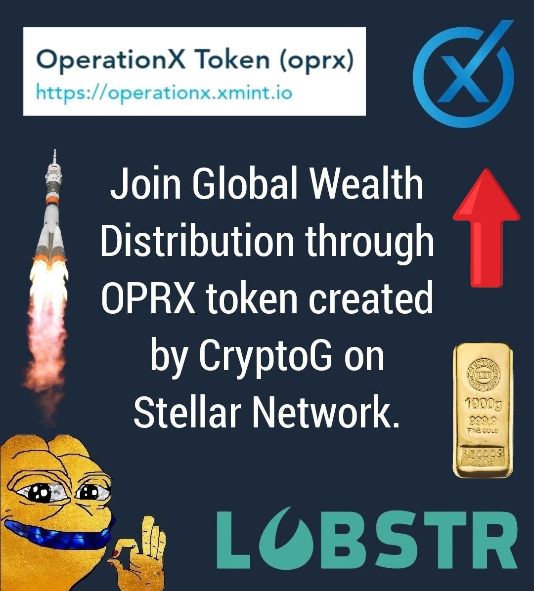 StarVaraNetwork's tweet image. #OPRX Go to #LOBSTR wallet...Sign up and buy as many as possible...then...wait!