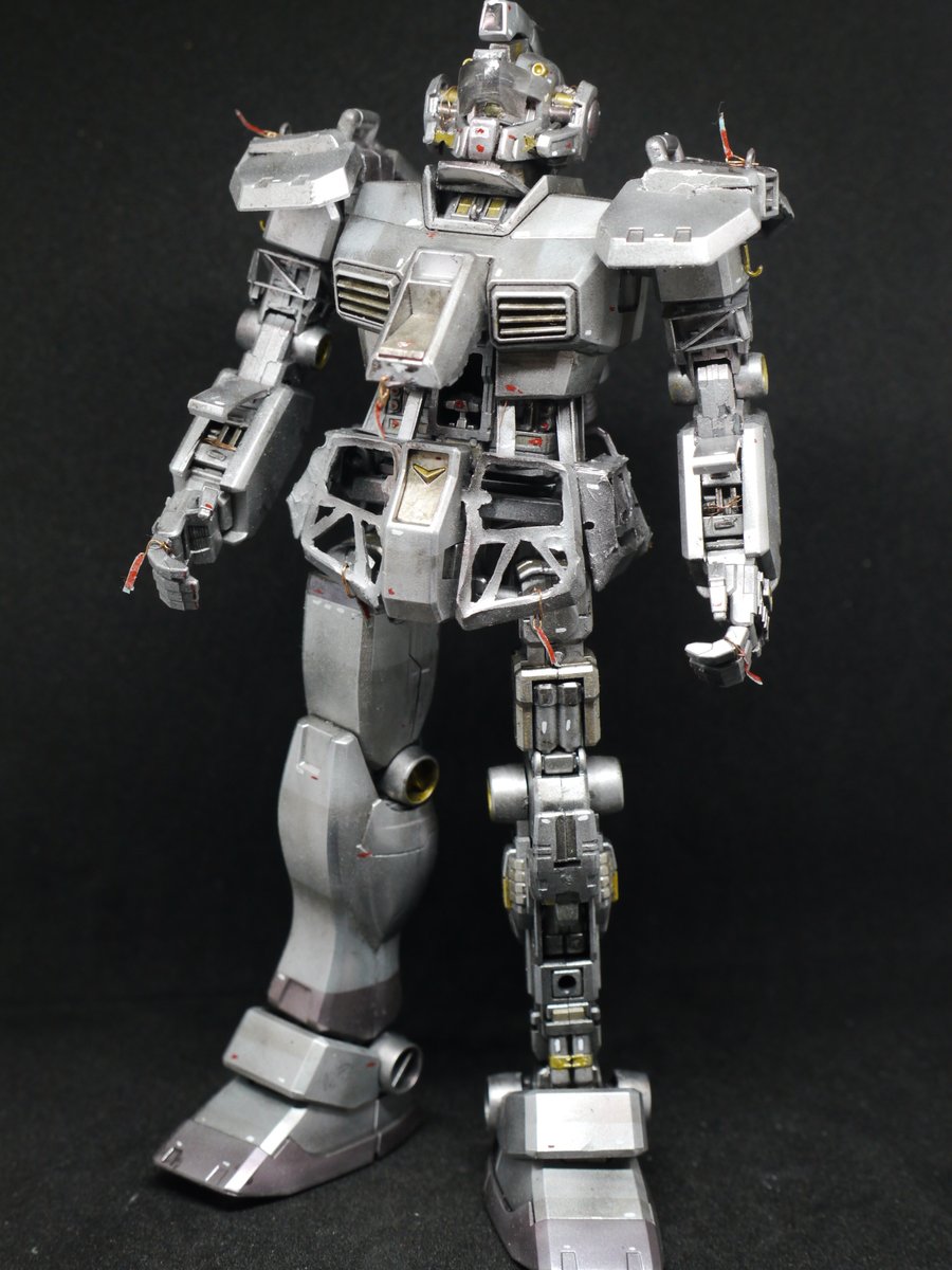 Anomodeller's tweet photo. #ジムの日　なので
アイコンにしてるやつ
＃ガンプラ #バンダイ #MG https://t.co/w54MPiRO12