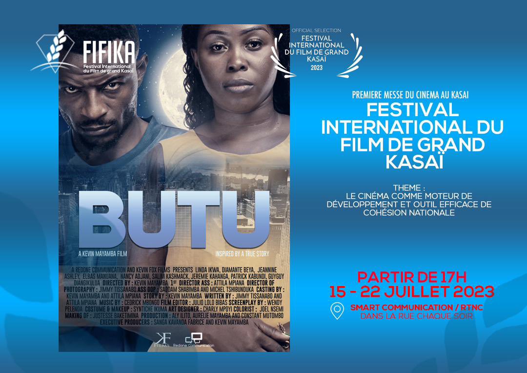 kevinmayamba2's tweet photo. Très heureux de vous annoncer une nouvelle nomination du #film #BUTU à la 1ère éd. du Festival International du Film de Grand Kasaï. Un événement qui s’annonce riche en découverte !
#RDC
@UEenRDC @minculturap_rdc @ReevolutionP @chauffeur243 @skymarsha @wembi_steve @Balufu https://t.co/IwlWXaeaKy