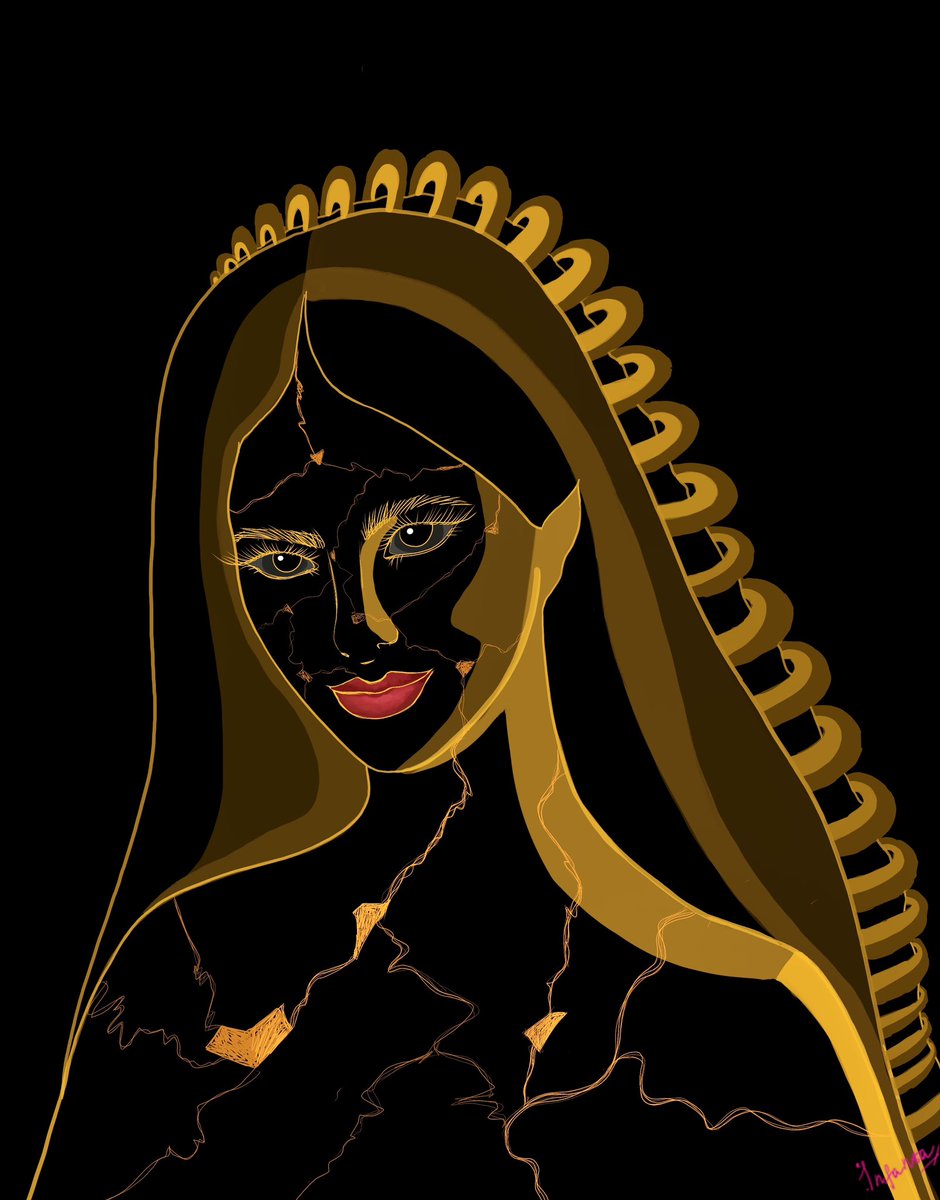 My new piece of collection Kintsugi 🖤
💫Andromeda

“The struggles will become your story, And that’s the beauty of Kintsugi. Your cracks can become the most beautiful part of you.” – Candice Kumai

#infanta_art
opensea.io/assets/ethereu…