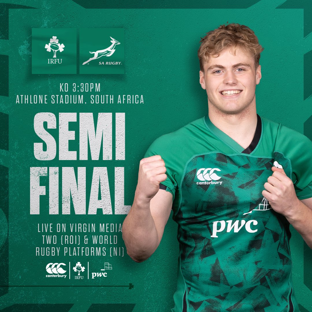 Irish Rugby on Twitter "Let’s go boys a Sunday semifinal awaits! 🫡