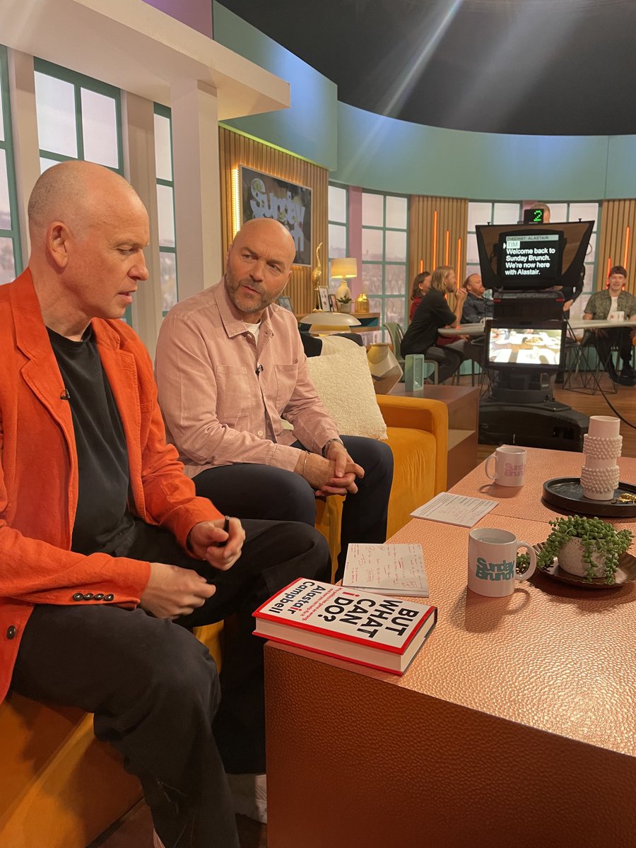 Book segment incoming ⁦<a href="/SundayBrunchC4/">Sunday Brunch</a>⁩