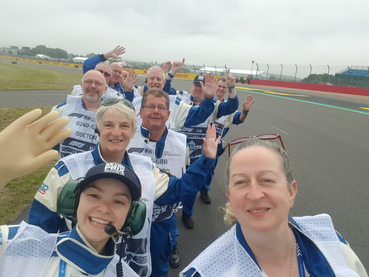 Last of my 3 long……. days &amp; its Race Day! Had all kinds of typically British summer weather so far. Fingers crossed for no repeat of last years opening lap #BGP #SilverstoneGP