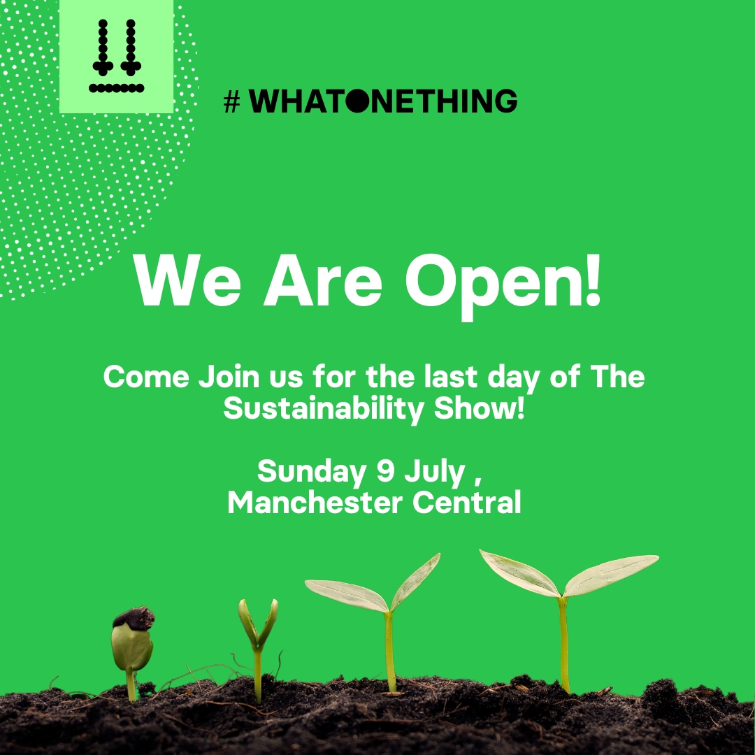The Sustainability Show (@sustshow) on Twitter photo The last day of The Sustainability Show is underway! 
Hear from a range of eco experts on how to bring more sustainability into everyday home chores!
What are you waiting for? Come on down! Weβre open til 5.00pm today.
Get your FREE ticket - bit.ly/3IWbOPm
#ssmcr The last day of The Sustainability Show is underway! 
Hear from a range of eco experts on how to bring more sustainability into everyday home chores!
What are you waiting for? Come on down! Weβre open til 5.00pm today.
Get your FREE ticket - bit.ly/3IWbOPm
#ssmcr