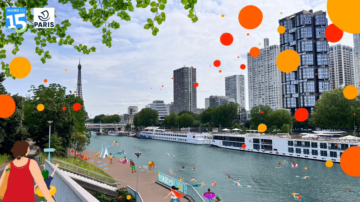 Mairie du 15 (@mairie15) on Twitter photo Un rêve devenu réalité pour les Parisiens, grâce aux efforts de l’Etat, de <a href="/Paris/">Paris</a>, de <a href="/iledefrance/">Région Île-de-France</a>, <a href="/GrandParisMGP/">Métropole du Grand Paris</a>. Dès l’été 2025, nous pourrons nager dans la #Seine, dans une eau propre et en toute sécurité, notamment à #Paris15, entre l'Île aux Cygnes et le Port de Grenelle 🏊♀️ Un rêve devenu réalité pour les Parisiens, grâce aux efforts de l’Etat, de <a href="/Paris/">Paris</a>, de <a href="/iledefrance/">Région Île-de-France</a>, <a href="/GrandParisMGP/">Métropole du Grand Paris</a>. Dès l’été 2025, nous pourrons nager dans la #Seine, dans une eau propre et en toute sécurité, notamment à #Paris15, entre l'Île aux Cygnes et le Port de Grenelle 🏊♀️