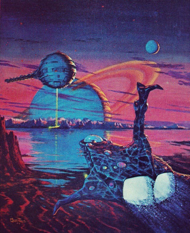 retroscifiart's tweet photo. 'Galaxone’ by Doug Chaffee https://t.co/d3N4mLBKAq