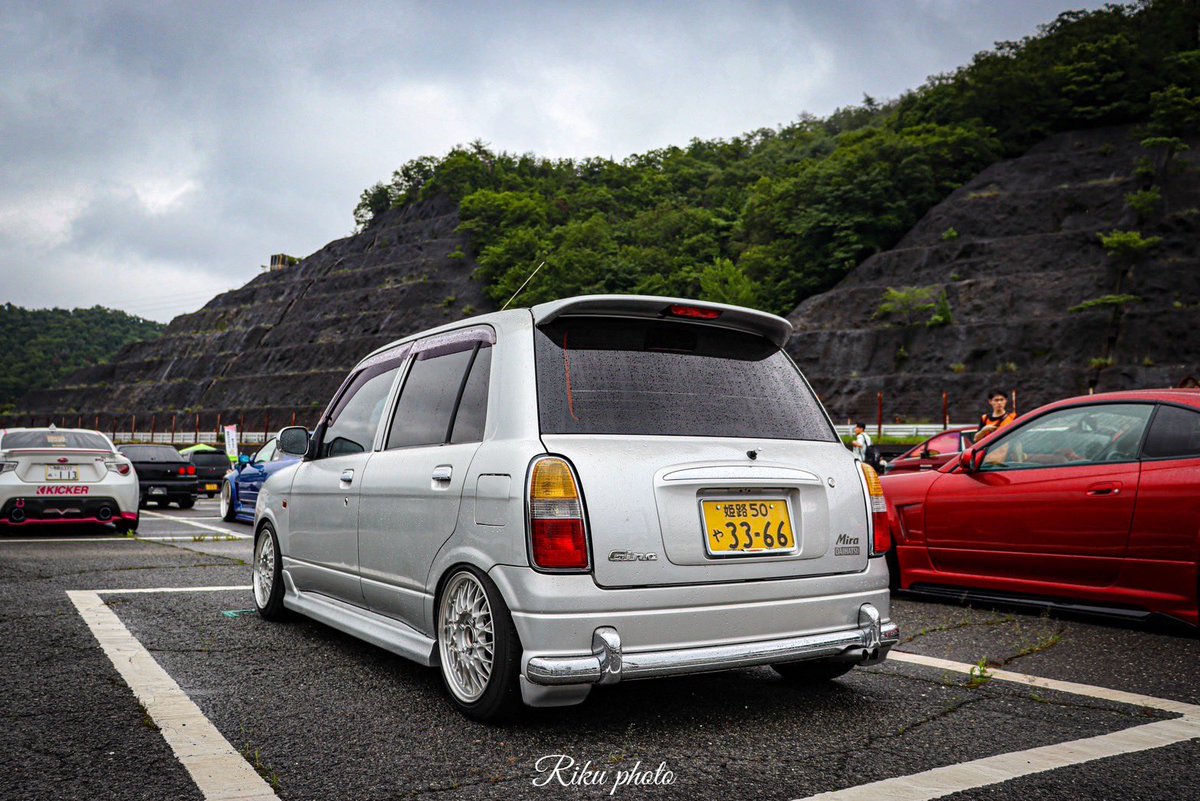 markn_L700S's tweet photo. 誰の目にも止まりませんでした🤣
次はメインカーで😅

📸→@61_riririk 

 #Liimake  #LiimakeDD  #ミラジーノ
 #ミラジーノL700s https://t.co/PUnwLx4uVO