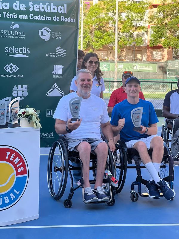 _andrewpenney's tweet photo. Not to be in the Singles & Doubles finals at the Open Baia de Setubal 🇵🇹
Singles: 1-6 0-6
Doubles: 7-6(5) 0-6 4-10 w/ @LazaridisGiorgo 🇬🇷
We go again today (Sun)💪
@TeamSportsAid @DavidLloydUK @varietygb @danmaskelltrust @energiseme_ #htas @toyota_europe #wheelchairtennis https://t.co/UjHl7Eai9a