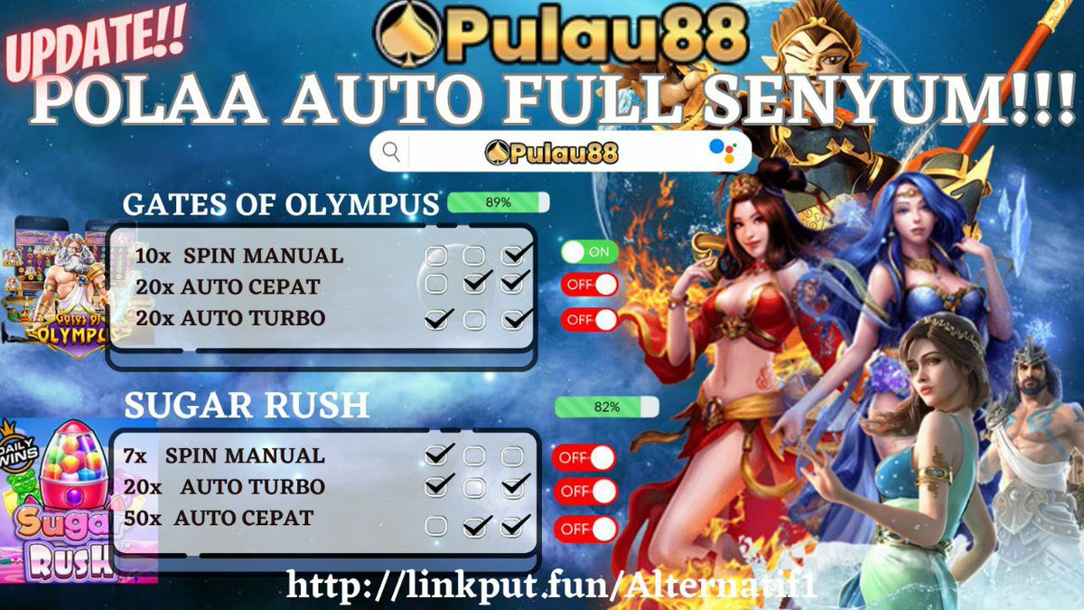 PULAU88OFFICIAL's tweet photo. POLA AUTO FULL SENYUM
MAIN SANTAI WD NYA NGEBANTAI💸💸💸

📍LINK LOGIN:
🔗https://t.co/Tw5CGOos3E

📍LINK BOCORAN DAN LIVECHAT 24 JAM : 
🔗https://t.co/lBp2qN9a3D

#rtpslot #pulau88 #pulau88official #slot #slotonline #slotgacor https://t.co/TAfrpx5U8E