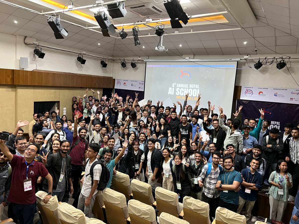 naamii_nepal's tweet photo. Thank you very much to all the participants, distinguished speakers, TAs, Volunteers, Sponsors, Partners, supporters, and Organizers for making ANAIS 2023 a huge success!

ANAIS 2023 Gallery : https://t.co/FiKSFsmeA6

#naamiinepal #ANAIS2023 https://t.co/AvSNUj2VA7