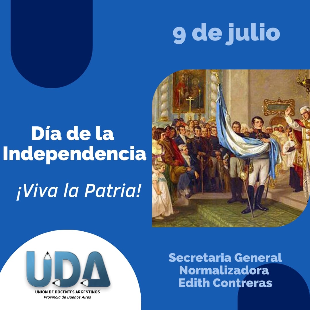 #9DeJulio #DiaDeLaIndependencia 

¡Feliz día de la Patria!