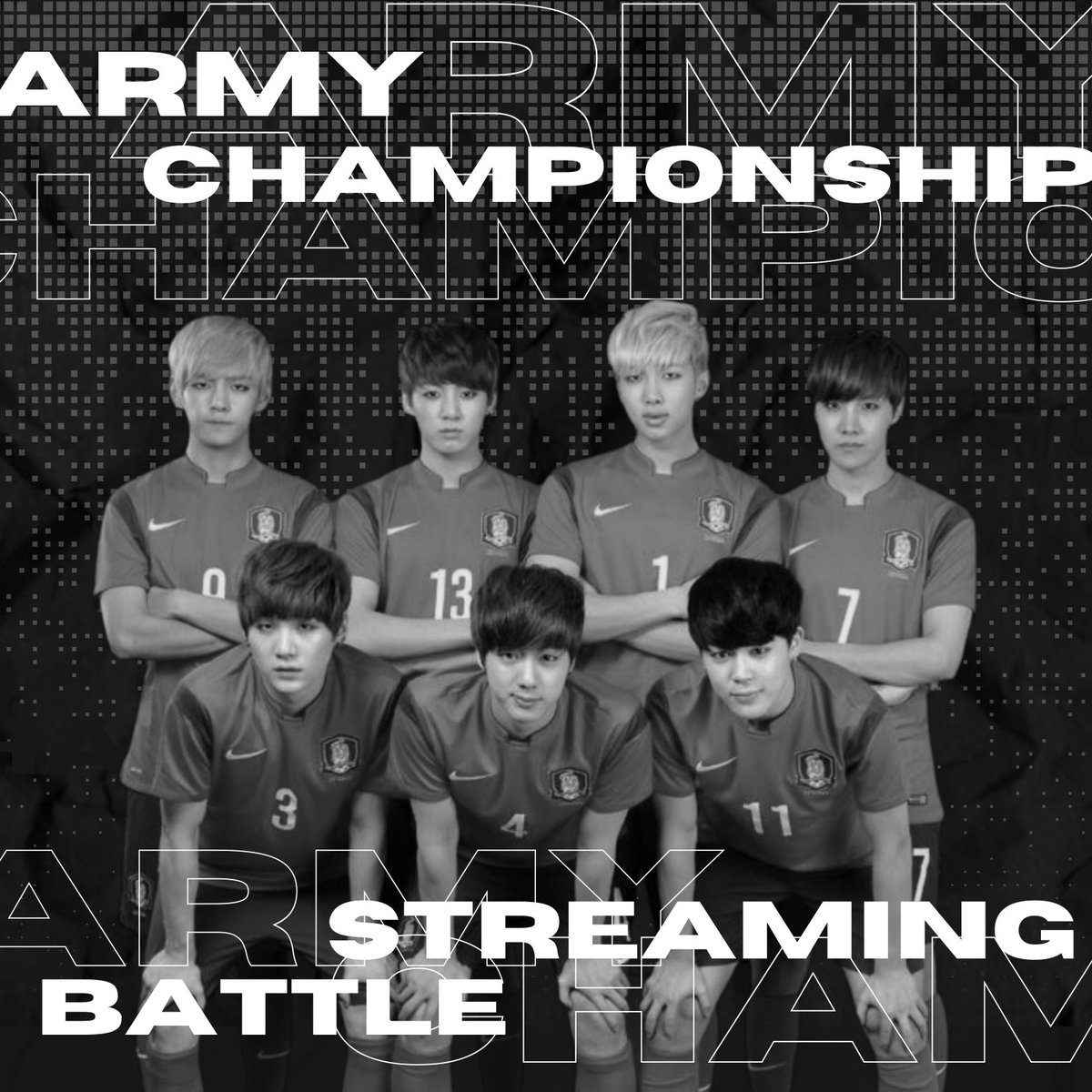 🏆ARMY CHAMPIONSHIP STARTED🏆

💥How To Win?
1. Most Liked playlists
2. Hashtags team is trending
3. team can answer the quiz (point +)

— PLAYLIST NEXT TWEET—

🔑ARMY MATCH DAY
#TeamButter
#GetItLetItRoll

#TeamDynamite
#LightItUpLikeDynamite