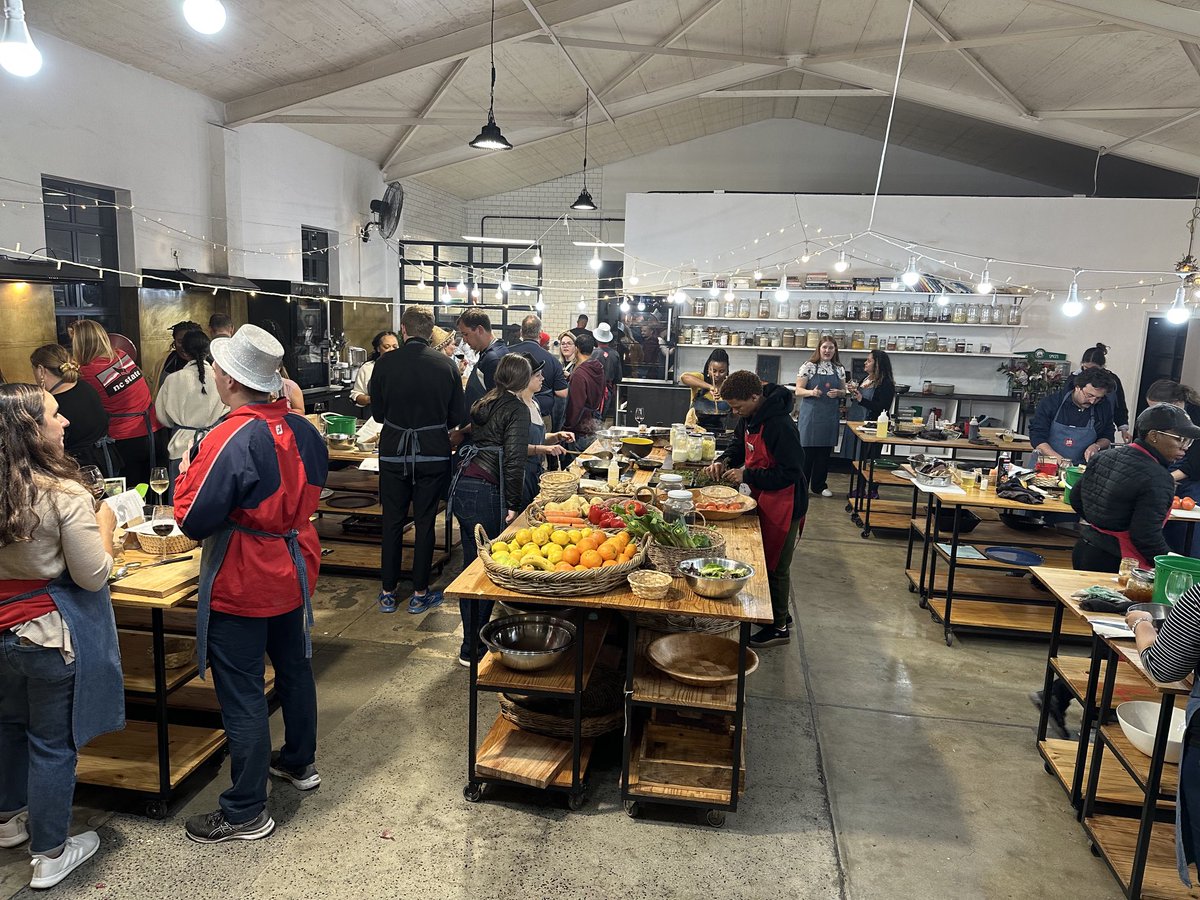Had a phenomenal week teaching leadership and teamwork to our NC State MBAs in Stellenbosch, South Africa. We all made traditional SA cuisine for team building. Thank you Stellenbosch U. for being lovely hosts! ⁦<a href="/NCStateMBA/">NC State Jenkins MBA</a>⁩ ⁦<a href="/NCStatePoole/">NC State Poole College of Management</a>⁩ ⁦<a href="/StellenboschUni/">Stellenbosch University</a>⁩