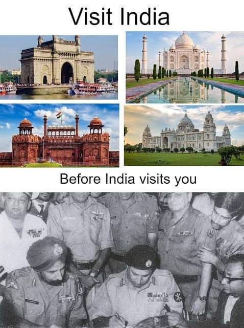 gippy49's tweet photo. Visit #India before #India visit you #1971 https://t.co/OIWRh27YsY