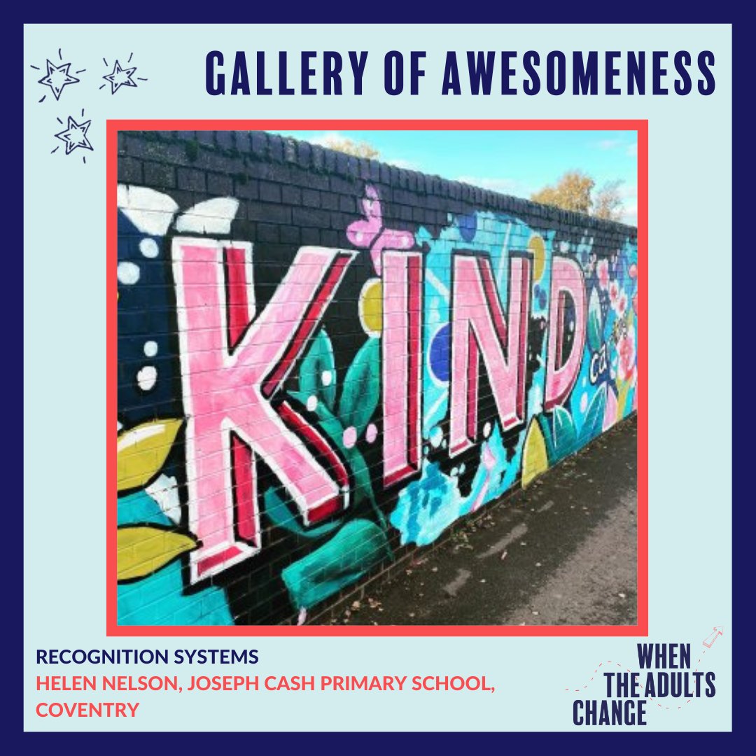 TheAdultsChange's tweet photo. In a world 🌎where we can be anything...
Be Kind.💚
We love this at WTAC HQ,
Thank you @HT_Helen_Nelson and everyone at Joseph Cash Primary School for making us smile.
#GalleryOfAwesomeness #Recognition #ValueSharing #TeacherTwitter #EduTwitter #RelationalPractice https://t.co/j0fOc8n9Lh