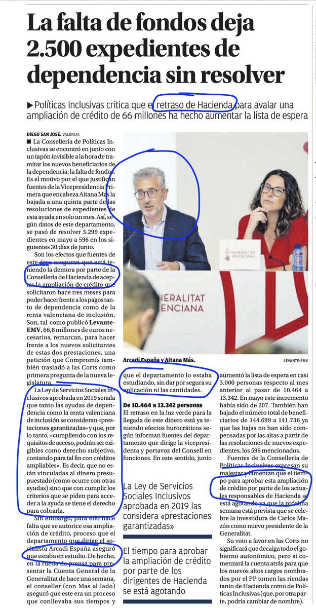 Hola <a href="/levante_emv/">Levante-EMV</a>. Que vos enganyat.
En la pàg. 2 heu posat una foto de @AitanaMas per no pagar "la dependència" ni "la renda" a 2.500 "expedients".
La veritat és que la culpa és de <a href="/GVAhisenda/">GVA Economia, Hisenda i AP</a> tal i com digueu en la pàgina 13.
Per si no teniu foto de <a href="/ArcadiSD/">Arcadi España García 🇪🇺🚴‍♂️</a> vos l'adjunte: