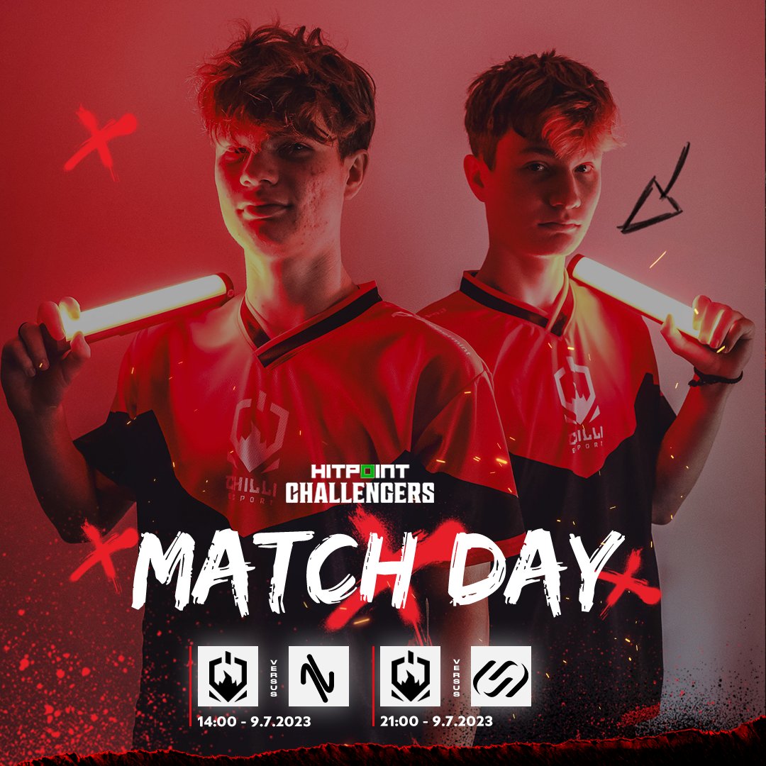 Poslední den základní části!!🫡A jako vždy bude to spicy!! 🌶️🔥Když to vše dopadne, tak rozpoutáme papričkovou smršť i v playoff. 🚀🌶️

Očekávám podporu od příznivců pálivého jídla od 14:00 na twitch.tv/hitpointcz

14:00 🆚 @NarcisTeam 
21:00 🆚 @_Team_UNiTY