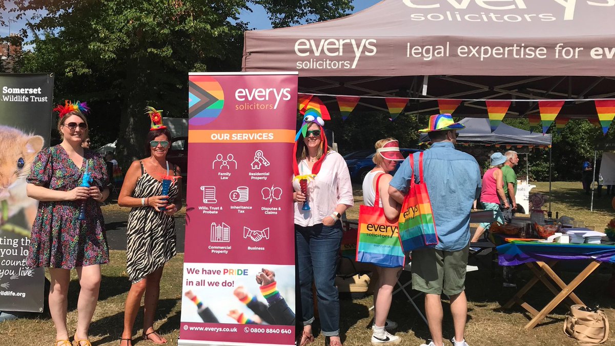 EverysSolicitor's tweet photo. We are proudly sponsoring the 2023 @TauntonPrideCIC event in Vivary Park on Saturday 22nd July - the gates are open to everyone.
If you’re looking for something fun to do, this is a great place to be - last year’s #Pride was incredible
https://t.co/cWKsa4vRsT #YourPride https://t.co/09Kj5iSrUi