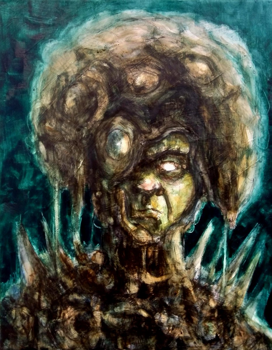 "The March to Infinity had departed ... Transhuman. More Human then Human. Nebula."

Oil painting.

More info at m2i.art

#artofsedas #m2i #art #artist #nftartist #nftart