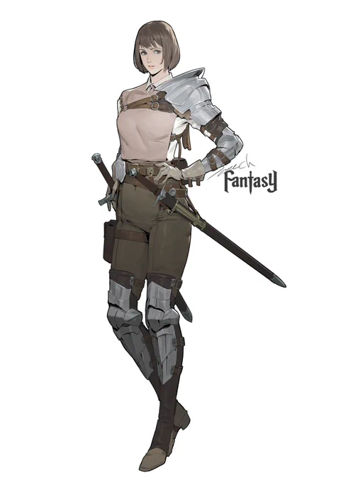 二刀流の剣士#sonechFantasy 