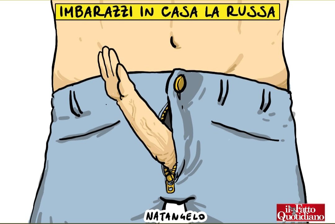 NatangeloM's tweet photo. Imbarazzi - la mia vignetta per Il Fatto Quotidiano oggi in edicola! 
#larussa #apache #senato #fascismo @fattoquotidiano #vignetta #fumetto #memeitaliani #umorismo #satira #humor #natangelo https://t.co/38jIy3pTM6