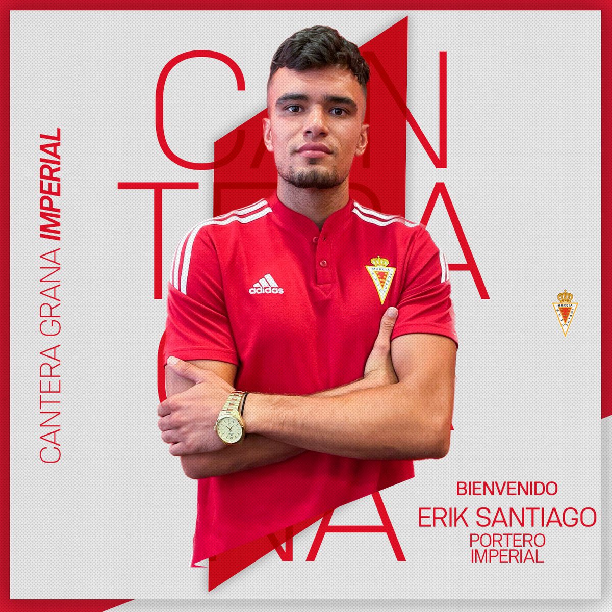 canteragrana's tweet photo. IMPERIAL | 𝗙𝗜𝗖𝗛𝗔𝗝𝗘
Erik Santiago nuevo portero del Imperial 2023-2024.

🔗 https://t.co/KiNTY6uIO2

👋 ¡Bienvenido, Erik!

#CanteraGrana https://t.co/zikXdQdmVu