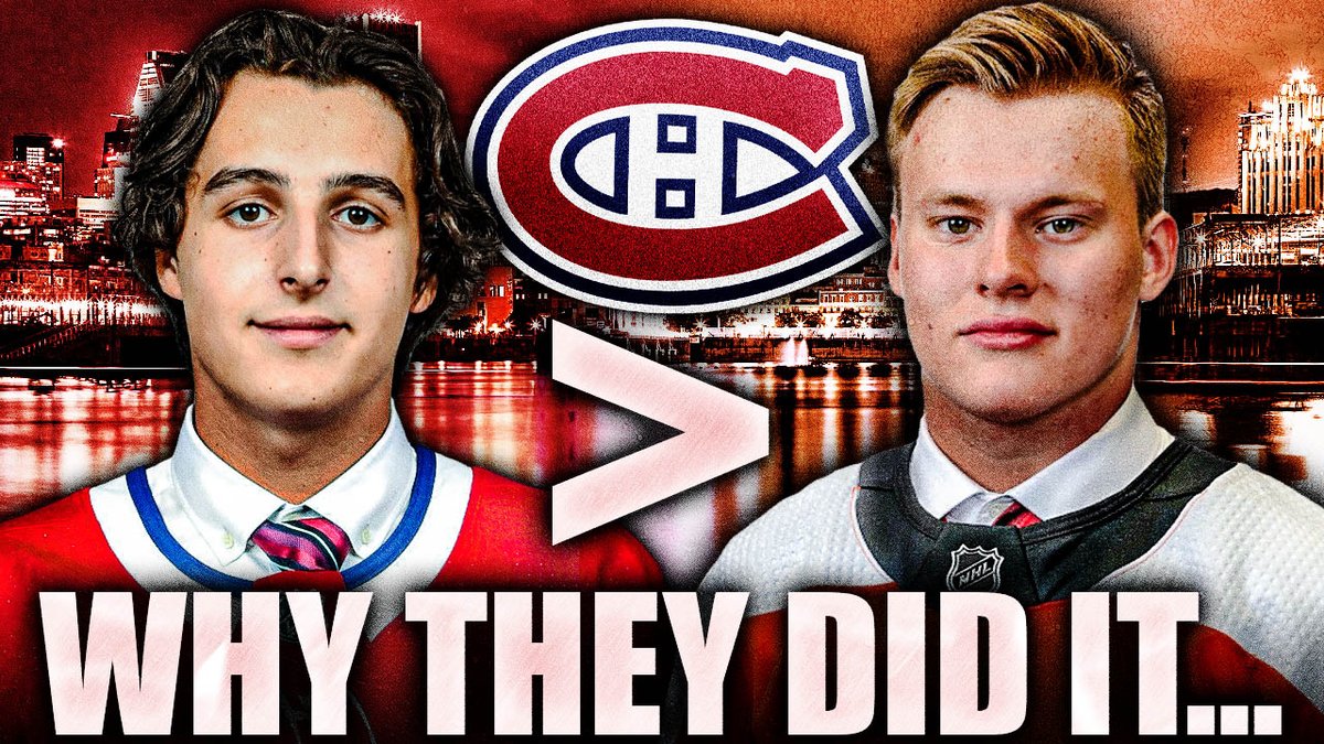 We had to make a video about it eventually: let's talk about the #GoHabsGo drafting David Reinbacher over Matvei Michkov at the #2023NHLDraft.

youtu.be/Z6rfs2o0ceE