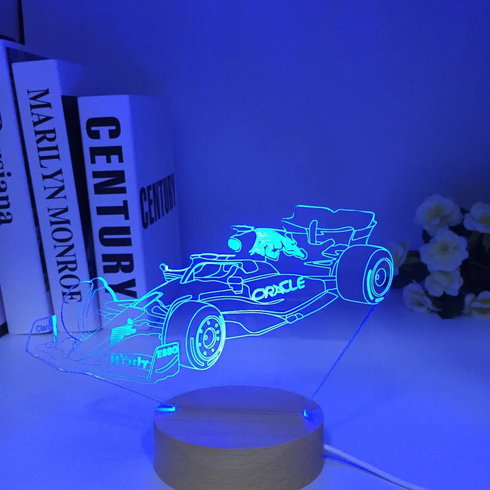 RacingApparelUK's tweet photo. Max Verstappen LED 3D Illusion Night Light with 7 different colour modes now just £26.99 with Free UK Shipping using discount code SILVERSTONE

🏁 Ends tomorrow! 🏁

https://t.co/EMdwPiLKq3

#BritishGP #F1 https://t.co/GlXbilVKfx