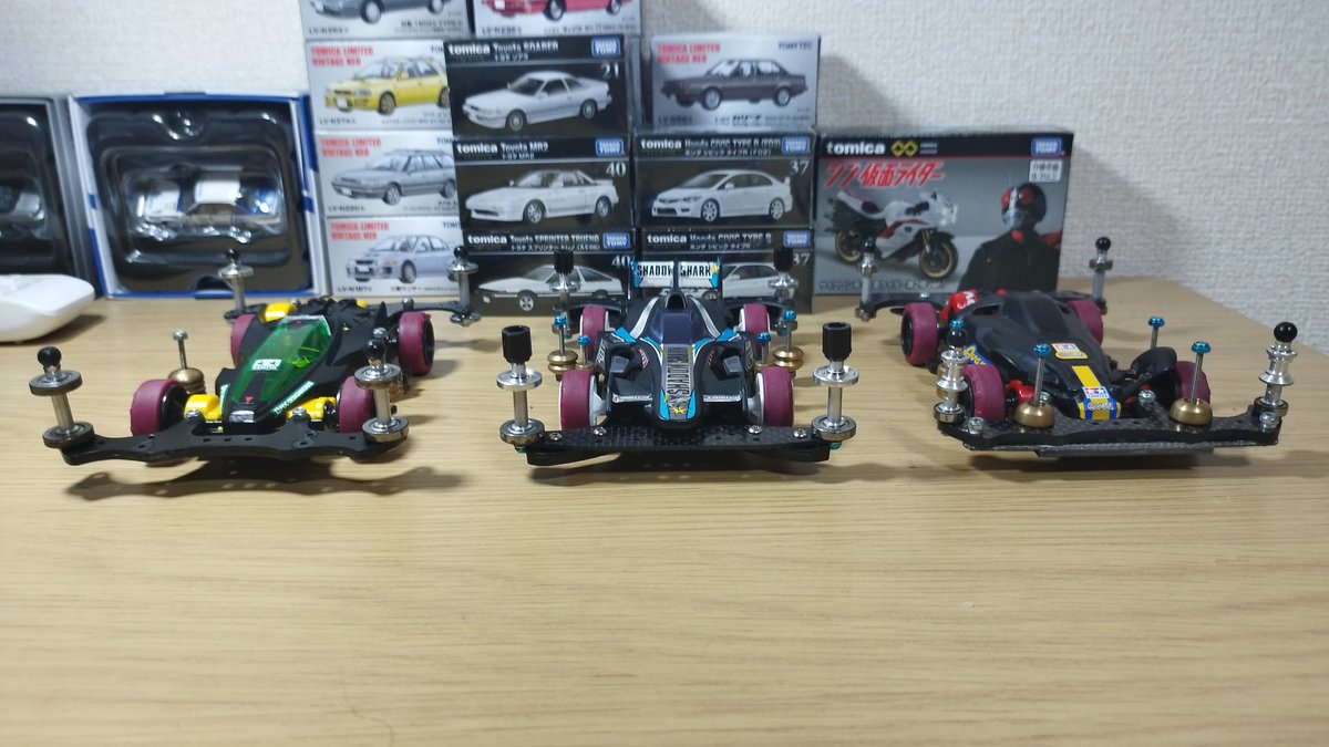 SASAKI96149285's tweet photo. 🥇#RAYSPEAR
🥈#SUPER・AVANTE・Jr
🥉#SHADOW・SHARK
なんかみんな遅かったんだわ💦
🔋🔌だな💦
#ミニ四駆 https://t.co/mXotVXAL7X