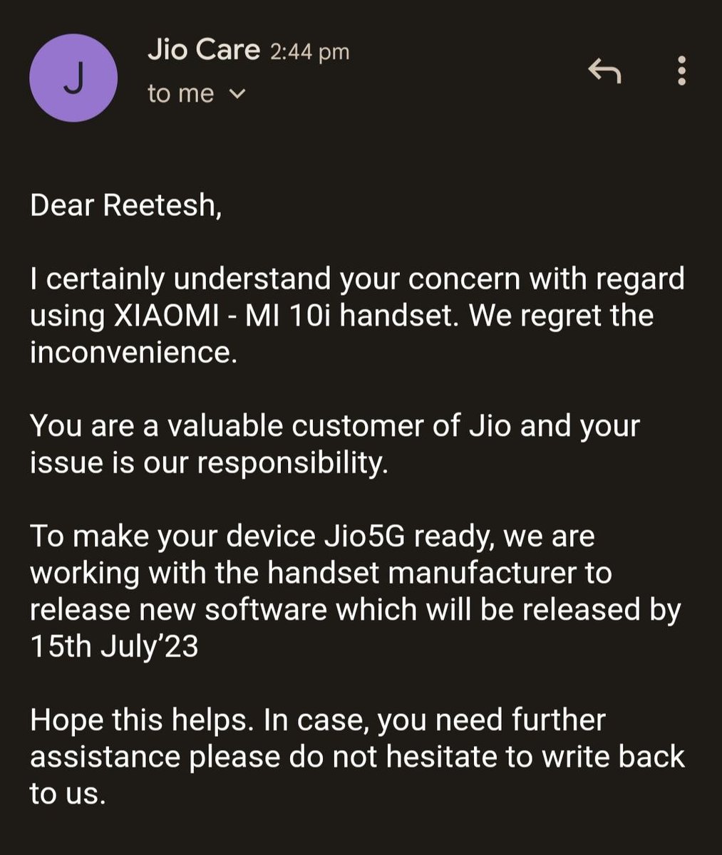 Shaklan8's tweet photo. @GyanTherapy किया मित्र तुम टी बोलता था की mi 10i 5G है और जियो 5G नि चलता है अवि वी तुम लोग इंडिया नागरिक को पागल क बनता हो मित्र या सब तुम लोग को देखना chiya #concuram #redmi @AmreliaRuhez @GyanTherapy @XiaomiIndia @MiIndiaSupport https://t.co/hPQGcEB2ju