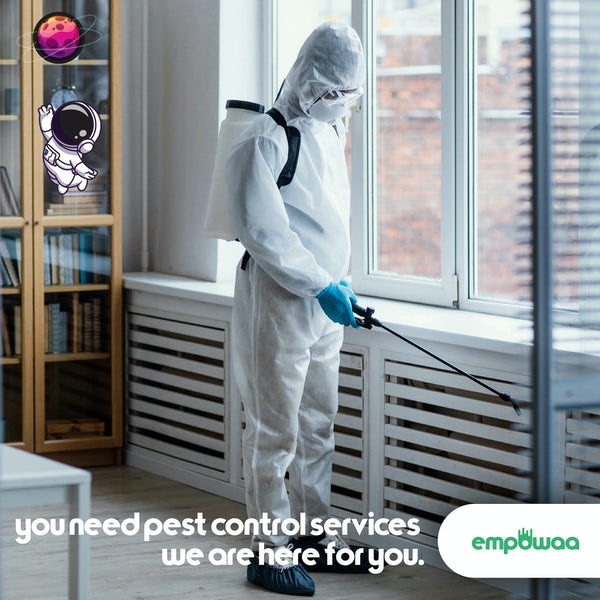eempowaa's tweet image. Find experts who specialise in offering various fumigation treatments, along with residual disinfection and pre-construction termite protection services, to maintain a pest-free environment in your commercial and residential properties. #pest_control #rodent_control #bed_bugs
