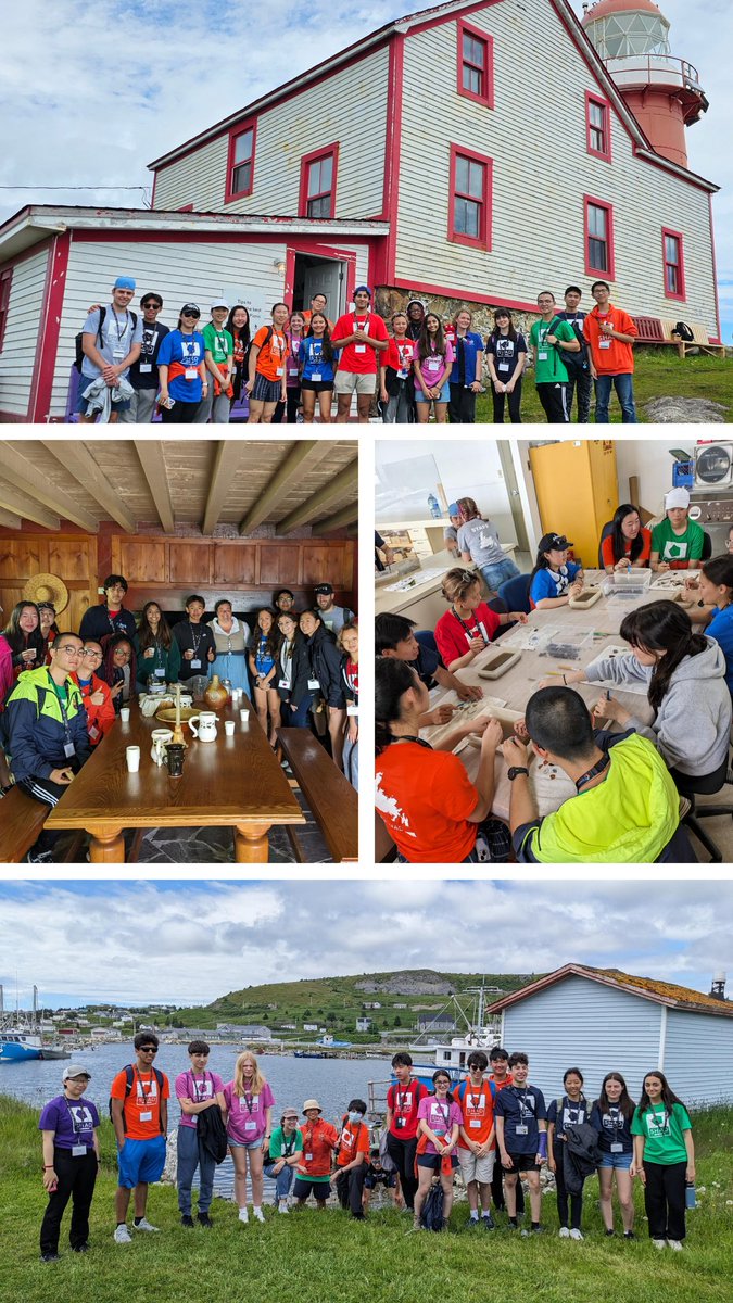 Weekend field trips! One half of the <a href="/ShadNetwork/">Shad Canada</a> students enjoying <a href="/ColonyofAvalon/">Colony of Avalon</a> yesterday. Archeology Lab time, 17th Century Kitchen, hike to Ferryland Lighthouse.... What a beautiful day of adventure and learning. Sunday field trip starts now! <a href="/MemorialFutureU/">Future Students, Memorial University</a> 🥾🏞️