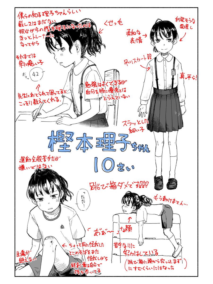 樫本理子ちゃん10さい(妄想) 