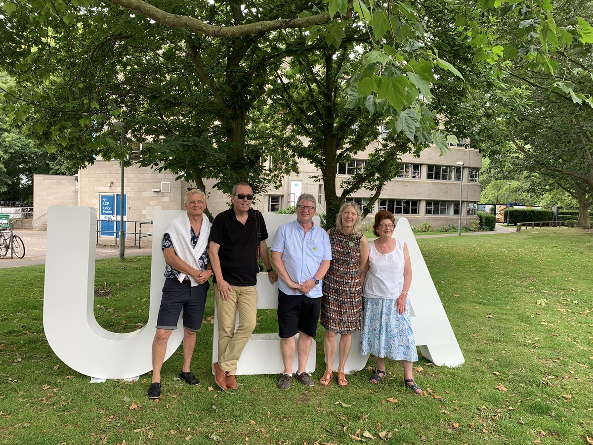 profbarrydoyle's tweet photo. Just the best weekend! 40th anniversary reunion of our graduation from @UEA_History in 1983. We arrived on campus at the exact day and time we received our degrees. Thanks to @nashhistory @Lynncabrams Sharon, Catherine and Andy! https://t.co/F2QAdna8YE