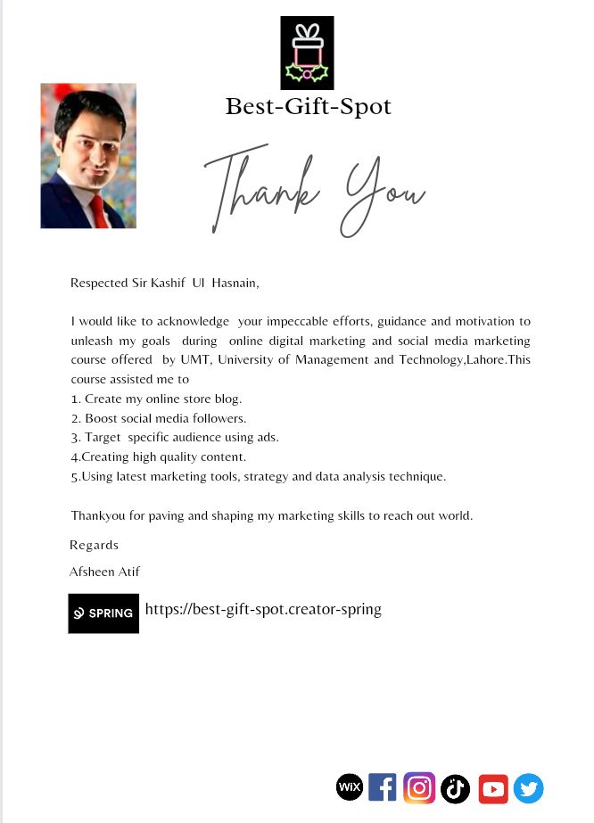 AfsheenZaidi3's tweet photo. #UMT #KashifHasnain #DigitalMarketing Training #UMTConnected #SirKashifHasnain #SMMTraining @kashifgillani https://t.co/mAVi8YTNdK