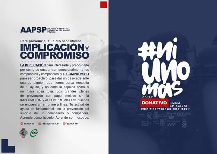 ASOCIACIÓN A. PREVENTIVA SUICIDIO POLICIAL(AAPSP) tweet media