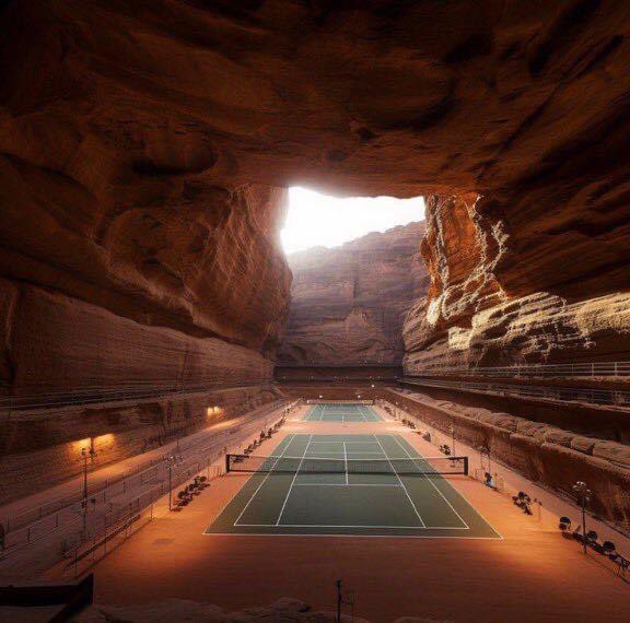 Tennis Court AlUla, Saudi Arabia