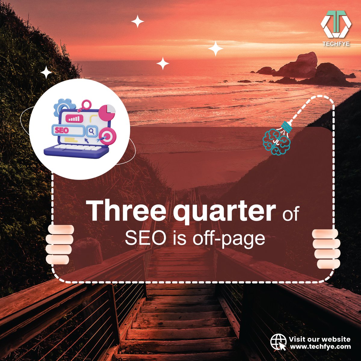 Techfyeinit's tweet image. TechFact Week

Three quarter of SEO is off-page.

#techfact #techfactory #techfactsmeaning #techfactsnews #techinterestingfacts #INTERNET #seo #seotips #seofacts #seobeginnerguide #searchengineoptimizationtools #searchenginerankings #offpageoptimization #offpageseoservices