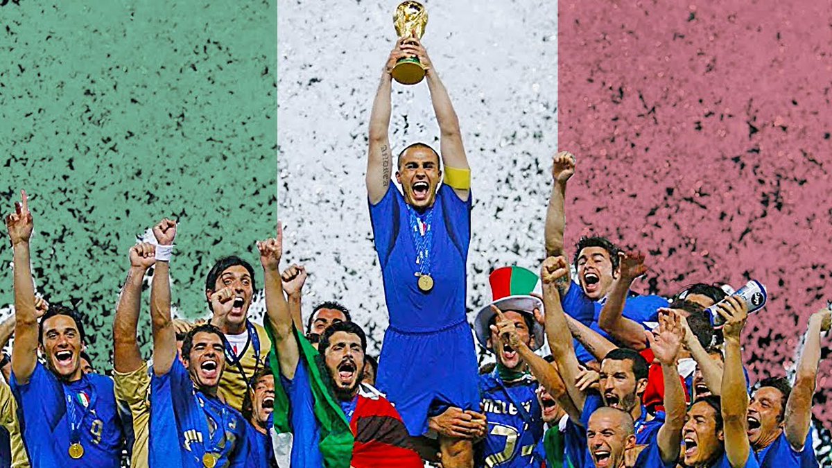SportcornerN's tweet photo. 9 luglio 2006 | Ben 17 anni fa l’Italia diventava Campione del Mondo per la quarta volta nella sua storia!

#CampioniDelMondo #Italia #WorldCup #Italia2006 #Berlino2006 #Champion #Italy #Lippi #Nazionale #Azzurri #Mondiali https://t.co/zGUcJrfiWV