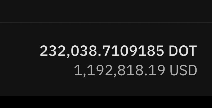 ACCUMULATING $DOT AS WELL

PLS PRAY FOR ME