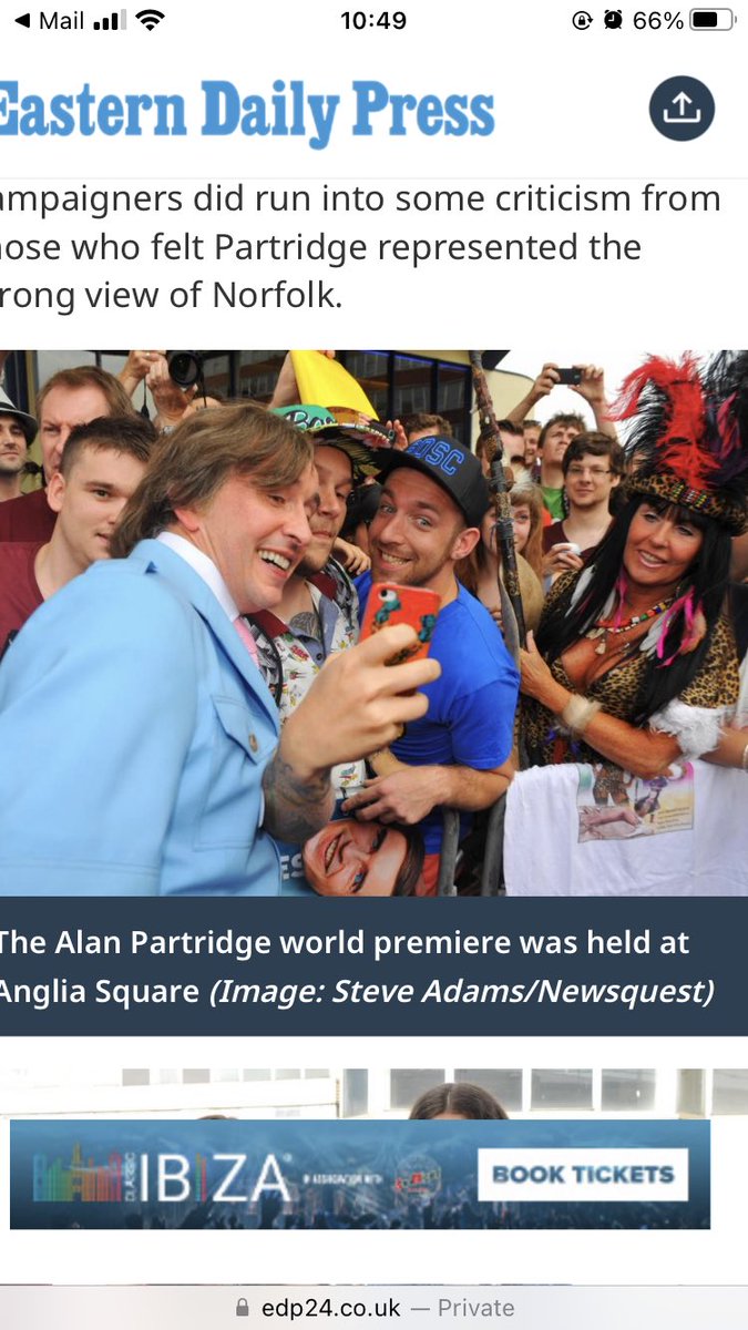 DonnaAfrica's tweet photo. @EDP24 Thank you for featuring / picturing me Donna Africa Warrior Woman in your great newspaper today! Great Memories! π‘
https://t.co/Tun8ozc1nm
#DonnaAfrica #EDP24 #AlanPartridge #Pics #WarriorWoman #media #Norwich #SteveCoogan https://t.co/9LTB5esUjR