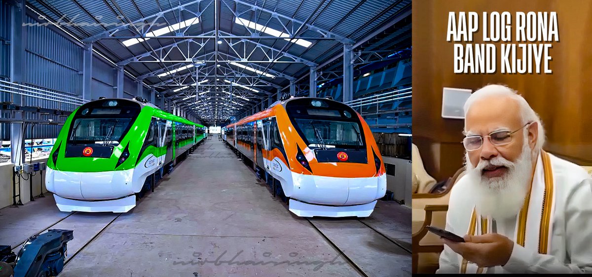 nirbhaisingh07's tweet photo. #VandeBharat's 
New Colour Inspired By National Flag!! ~ @RailMinIndia

#VandeBharatExpress #VandeBharatTrain 
#saffroncolor https://t.co/jgdO10mAMF