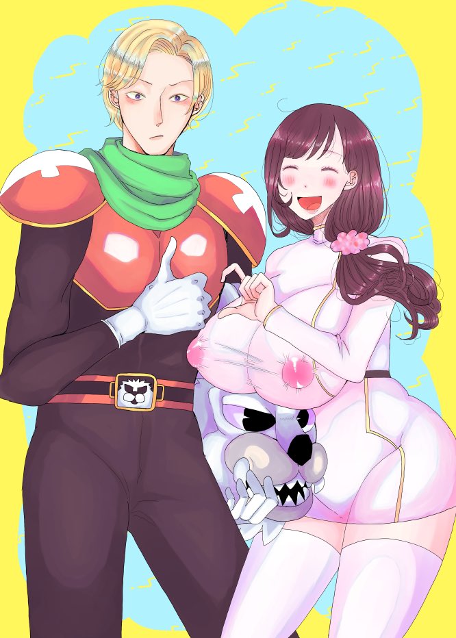 #あなたのデカパイ作品を見せてください 
ヒーローショーの司会のお姉さん 