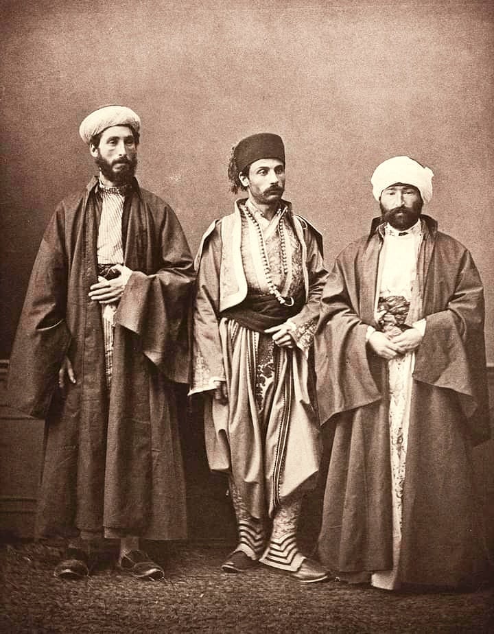 A rabbi, a Christian man, and an imam in the city of Thessaloniki, the Ottoman Empire in 1873. https://t.co/2YcdLflPQc
