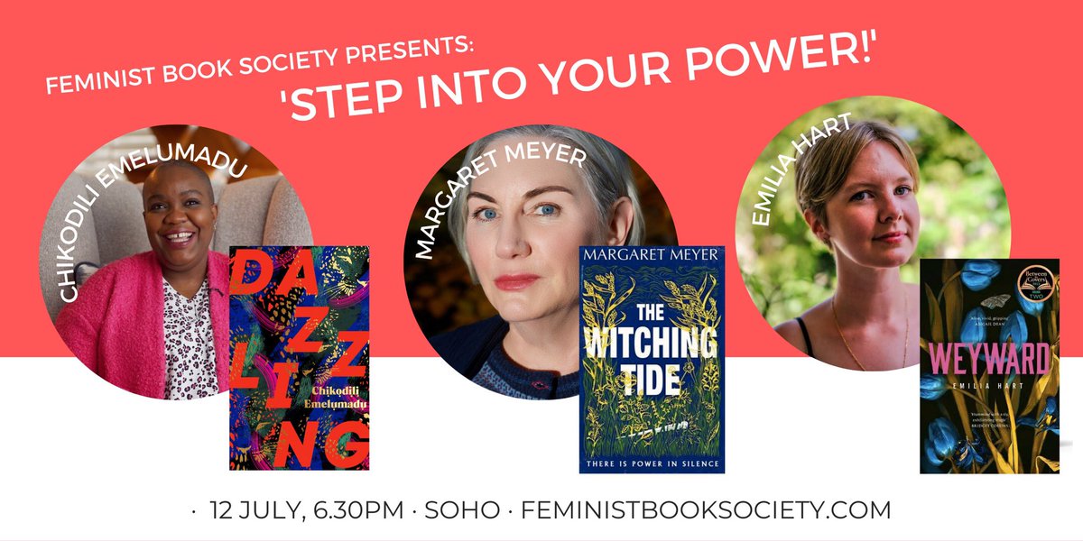 feministbooksoc's tweet image. We need to talk about witches!

Join us with @Margaret_Meyer + @chemelumadu + @EmiliaHartBooks for an unmissable night

3 days to go … 

Tix 👉 rb.gy/0c2du