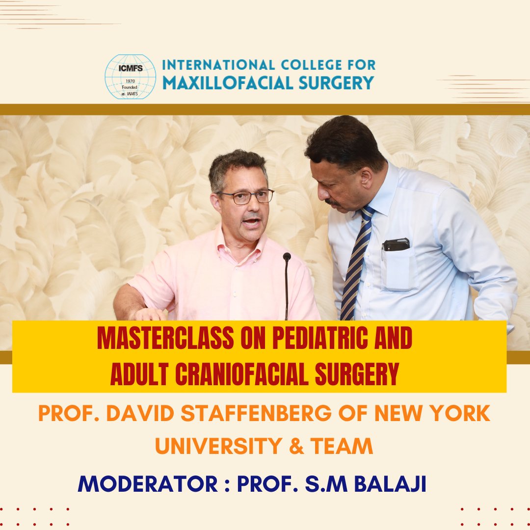 balajidental's tweet photo. Masterclass on Paediatric and Adult Craniofacial Surgery by the distinguished New York University Craniofacial Team including Prof. David A. Staffenberg.
#newyorkuniversity #masterclass #craniofacial #smbalaji #icmfs #maldives #igmh https://t.co/PP2P2ogVBW